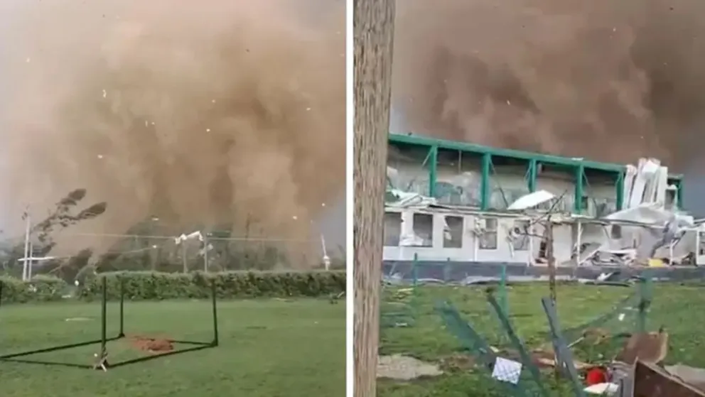 Un tornado con vientos de 218 km/h arrasó un colegio y varias casas en Chile