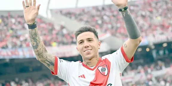 Enzo Fernández se refirió al clásico, River y la final del Mundial